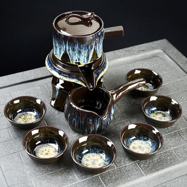 Lisslune | Vintage Chinese Style Unique Ceramic Tea Set