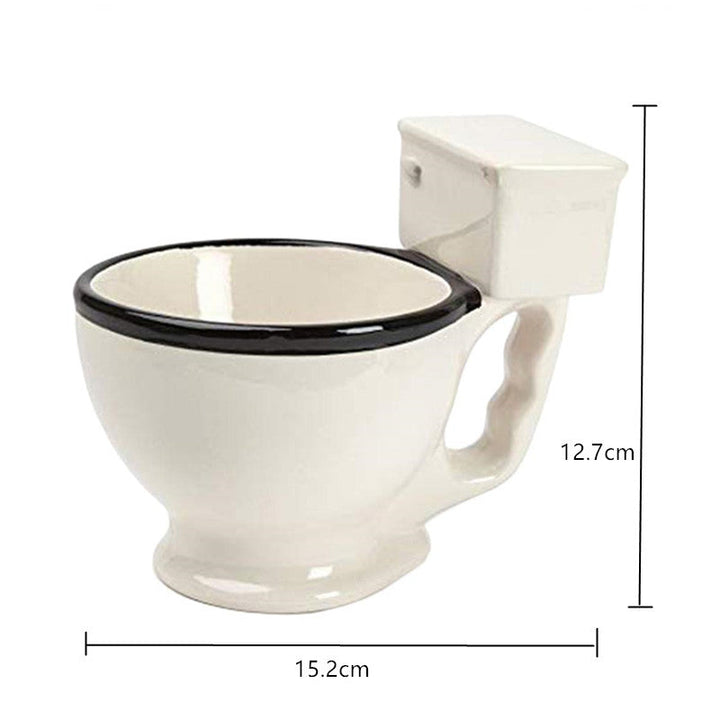 Lisslune | Toilet Ceramic Coffee Mugs with Handgrip