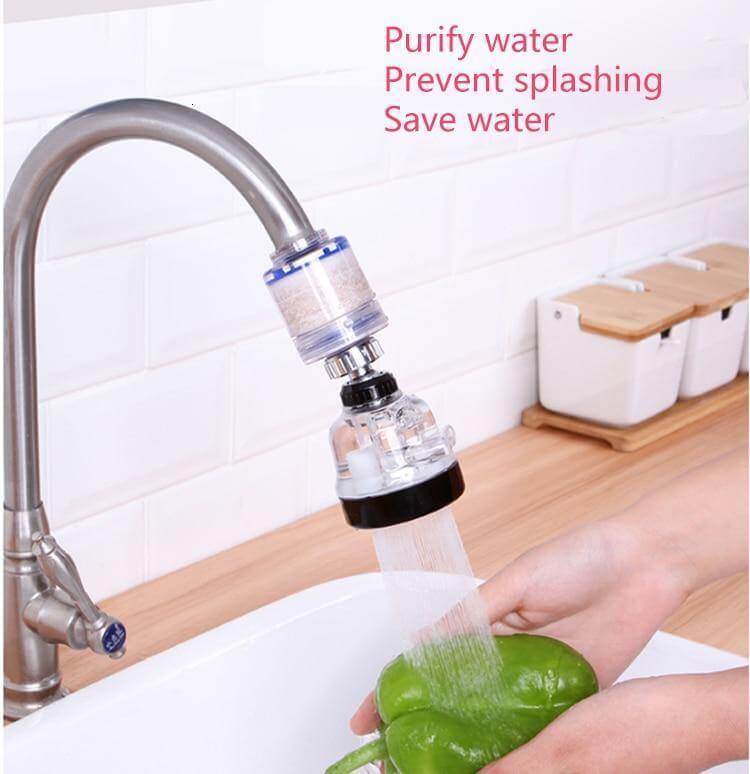 Lisslune | Multifunction Rotatable Water Spray Faucet Filter