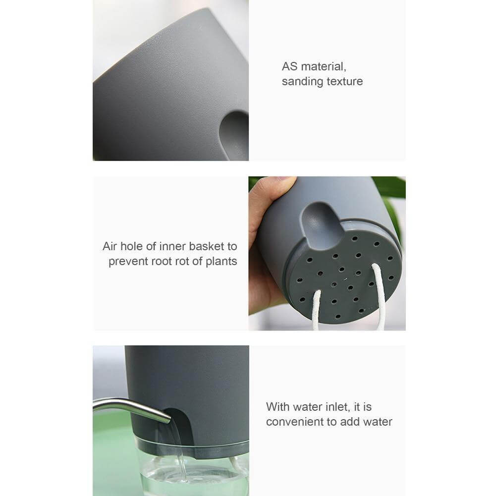 Lisslune | Self-watering Plant Pot with Water Container