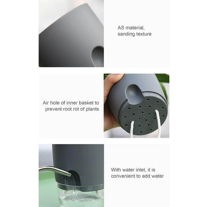 Lisslune | Self-watering Plant Pot with Water Container