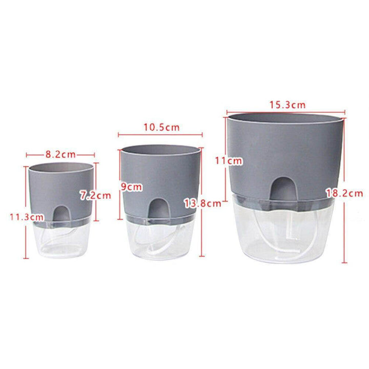 Lisslune | Self-watering Plant Pot with Water Container