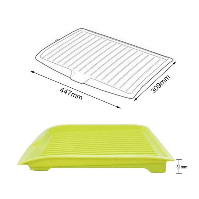 Lisslune | Simple Kitchen Dish Drainer Tray