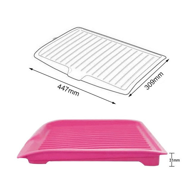 Lisslune | Simple Kitchen Dish Drainer Tray