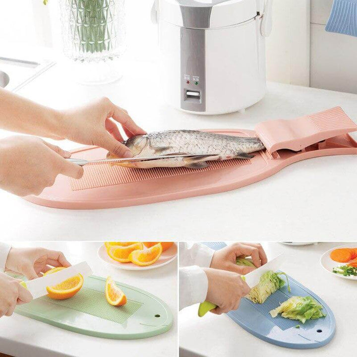Lisslune | Creative Fish Cutting Board with Clip