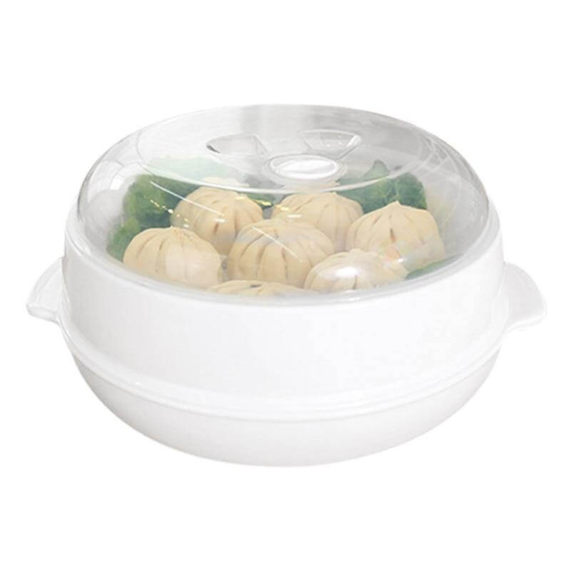 Lisslune | Microwave Round Steamer Heater Bowl with Lid