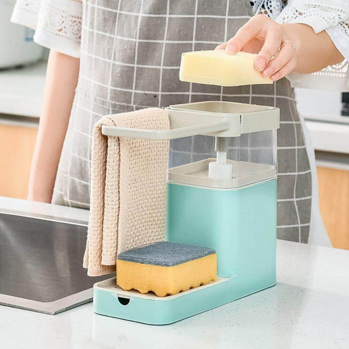 Lisslune | 3in1 Multifunctional Cleaning Soap Holder Drainboard Storage