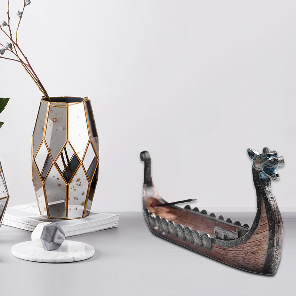 Lisslune | Retro Dragon Boat Incense Holder