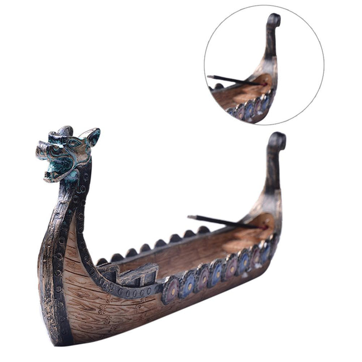 Lisslune | Retro Dragon Boat Incense Holder