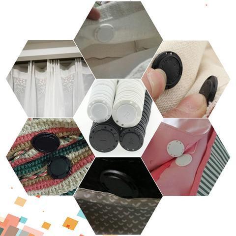 Lisslune | 5PCS High-Grade Invisible Plastic Magnet Button Set