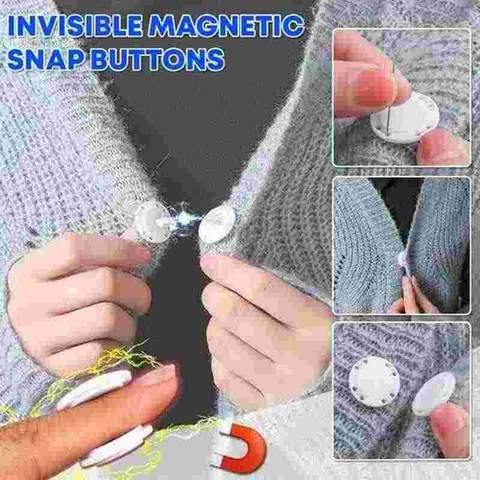 Lisslune | 5PCS High-Grade Invisible Plastic Magnet Button Set