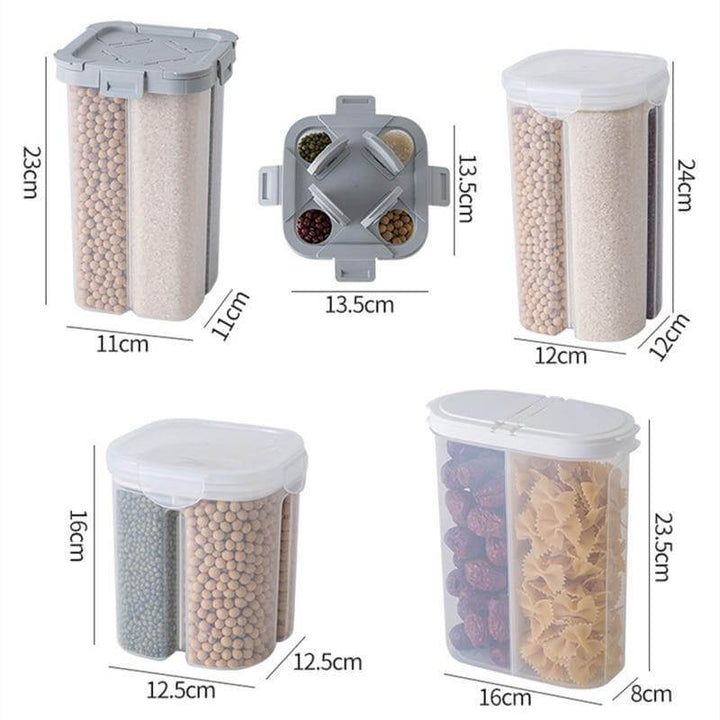 Lisslune | Sealed Multigrain Food Storage Storage Container
