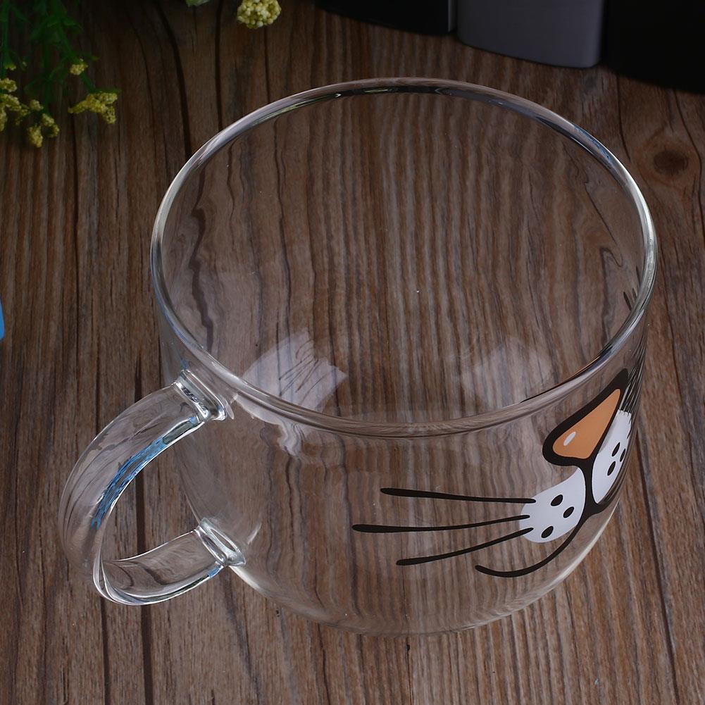 Lisslune | Cute Cat Glass Coffee Cup