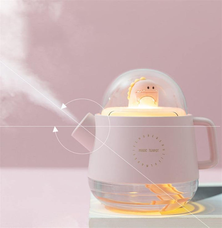 Lisslune | Teapot USB Colorful Air Humidifier Night Light