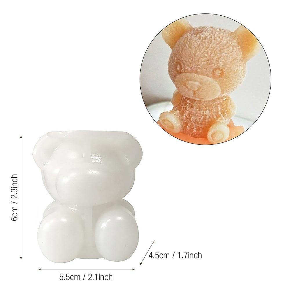 Lisslune | 3D Bear Ice Cube Mold