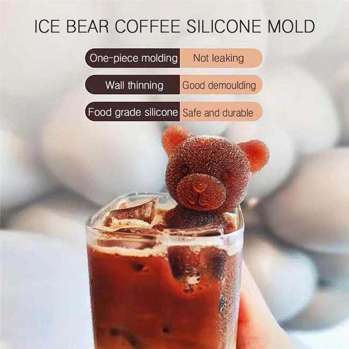 Lisslune | 3D Bear Ice Cube Mold
