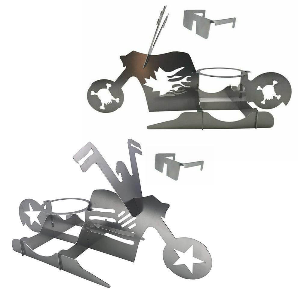 Lisslune | Motorcycle Chicken Grill Stand Rack