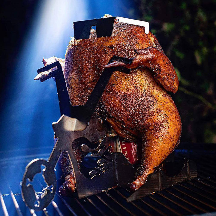 Lisslune | Motorcycle Chicken Grill Stand Rack