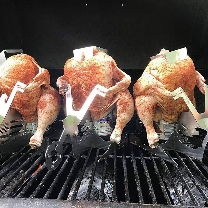 Lisslune | Motorcycle Chicken Grill Stand Rack