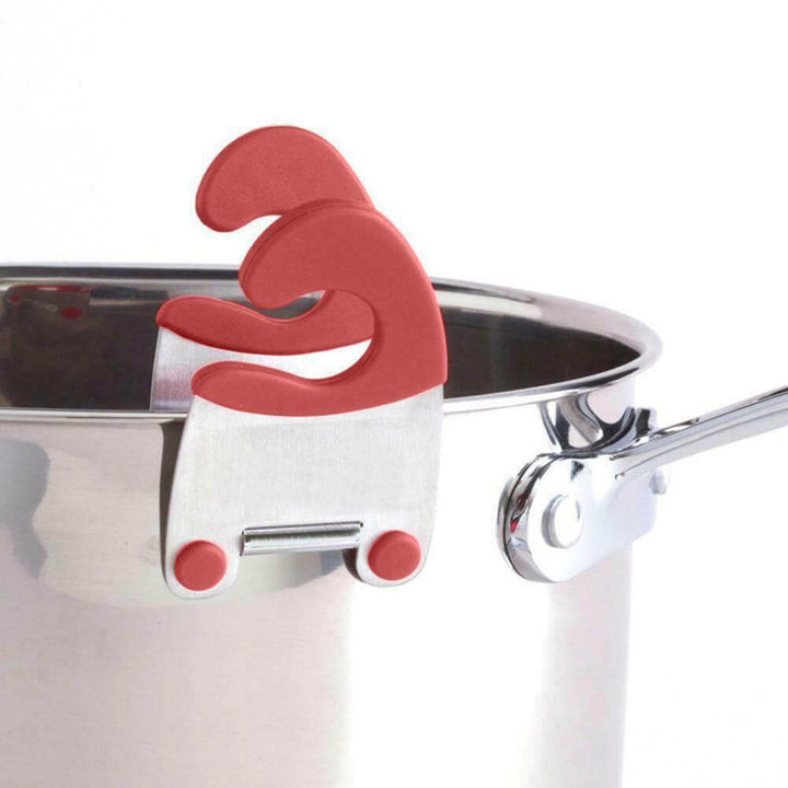 Lisslune | Stainless Steel Pot Side Clip Spoon Holder
