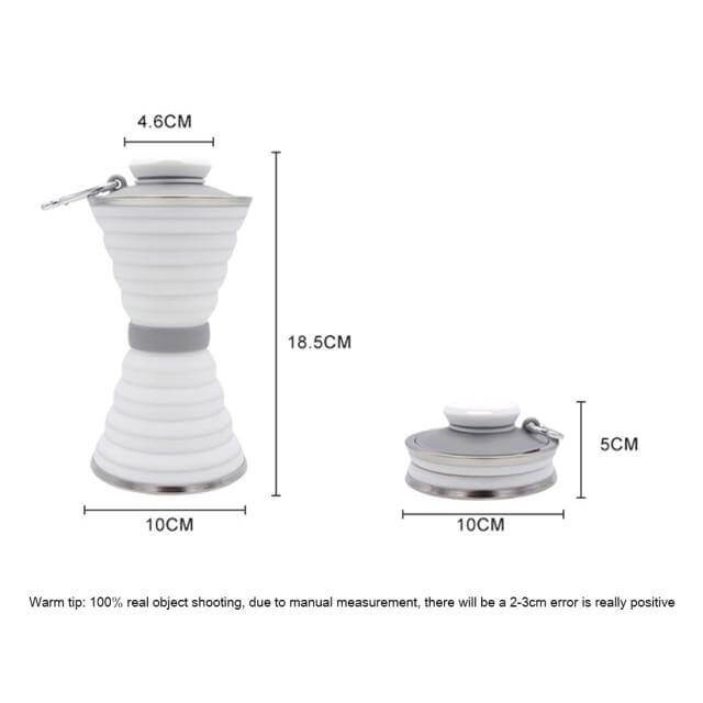 Lisslune | 500mL Foldable Soft Silicone Bottle