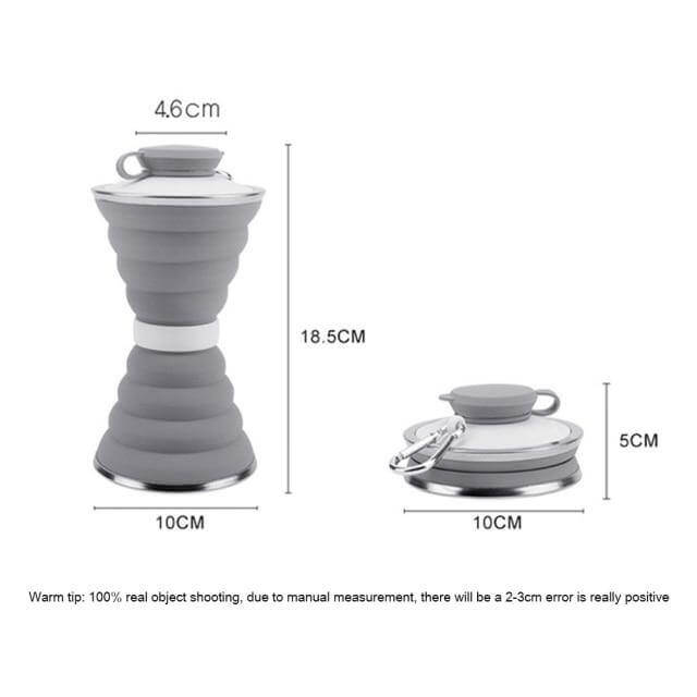 Lisslune | 500mL Foldable Soft Silicone Bottle