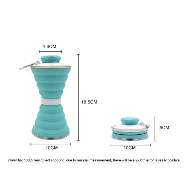 Lisslune | 500mL Foldable Soft Silicone Bottle