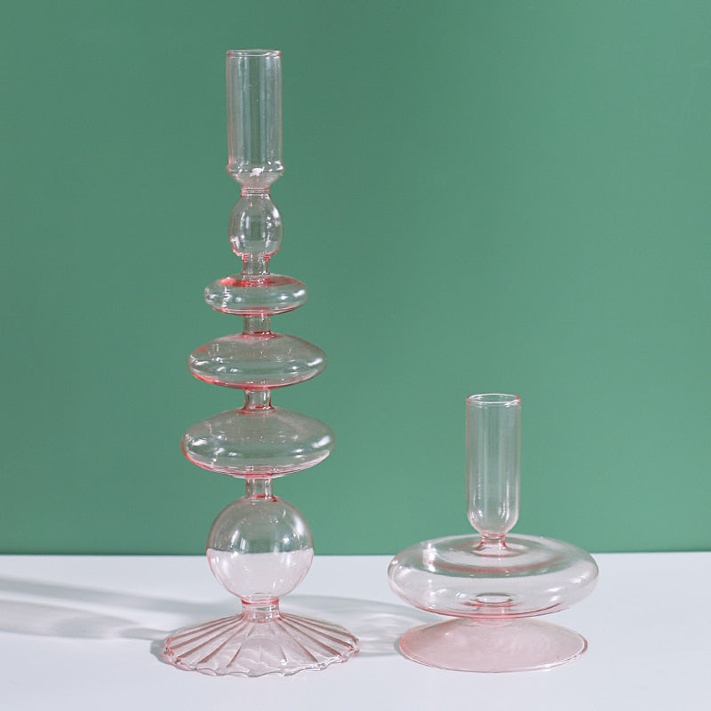 Lisslune | Nordic Stylish Bubble Glass Candle Holder
