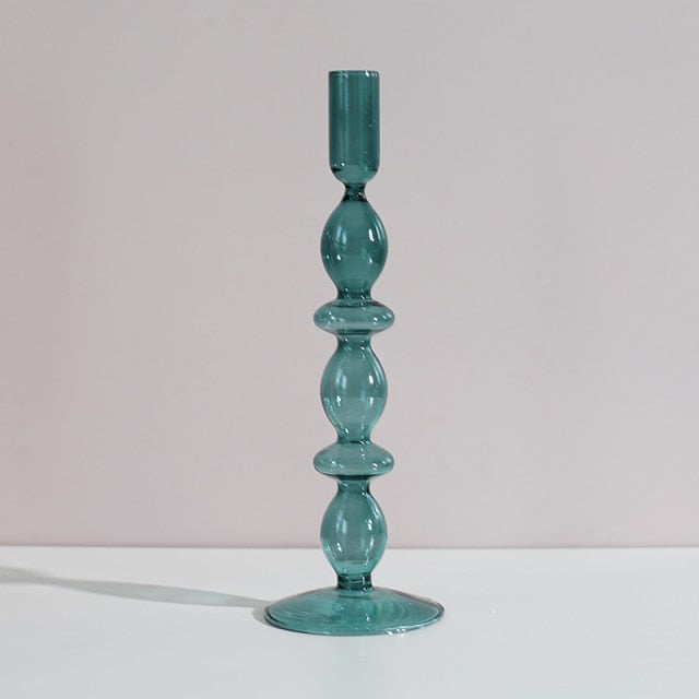 Lisslune | Nordic Stylish Bubble Glass Candle Holder