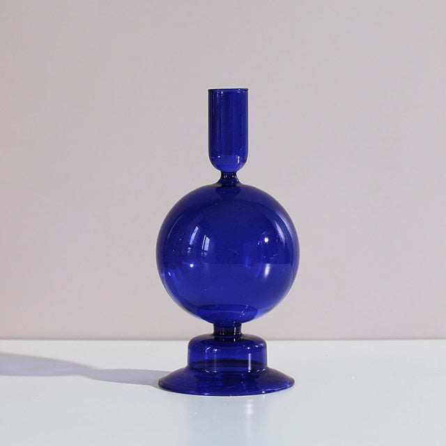 Lisslune | Nordic Stylish Bubble Glass Candle Holder