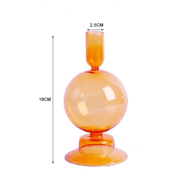 Lisslune | Nordic Stylish Bubble Glass Candle Holder