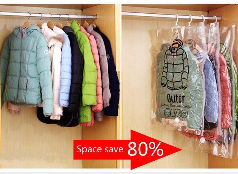 Lisslune | Closet Organizer Hanging Vacuum Bag