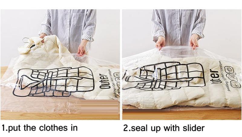 Lisslune | Closet Organizer Hanging Vacuum Bag