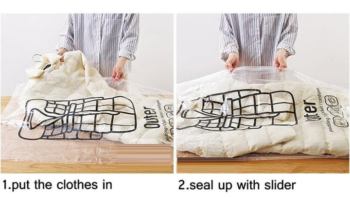 Lisslune | Closet Organizer Hanging Vacuum Bag