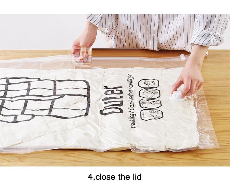 Lisslune | Closet Organizer Hanging Vacuum Bag