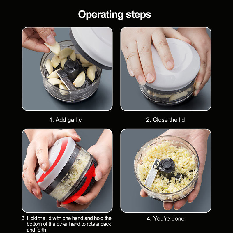 Lisslune | Mini Manual Vegetable Food Chopper