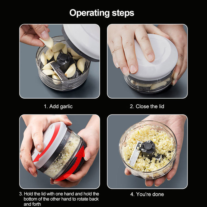 Lisslune | Mini Manual Vegetable Food Chopper