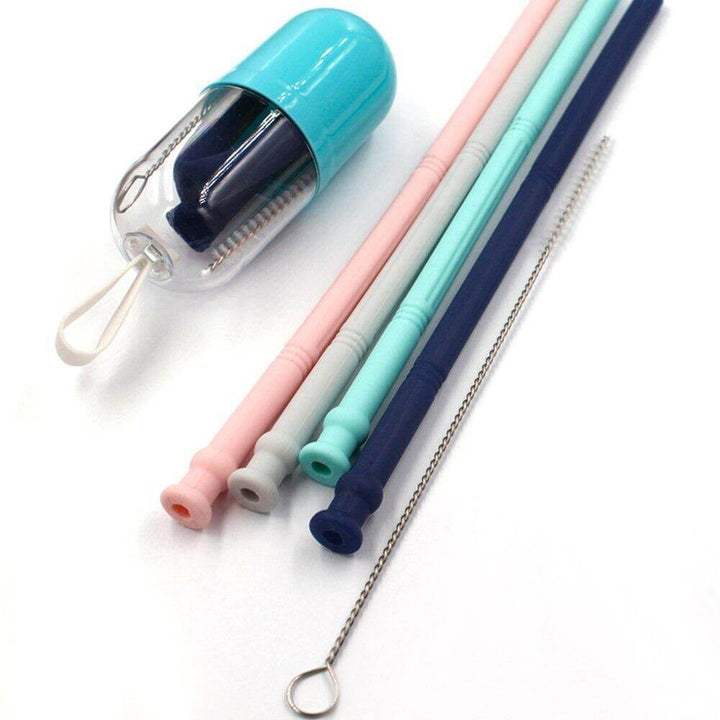 Lisslune | Foldable Reusable Silicone Straw