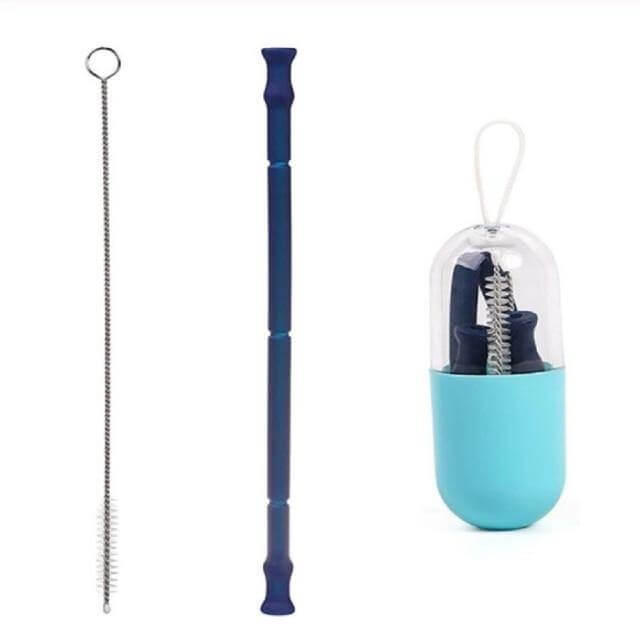 Lisslune | Foldable Reusable Silicone Straw