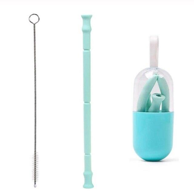 Lisslune | Foldable Reusable Silicone Straw