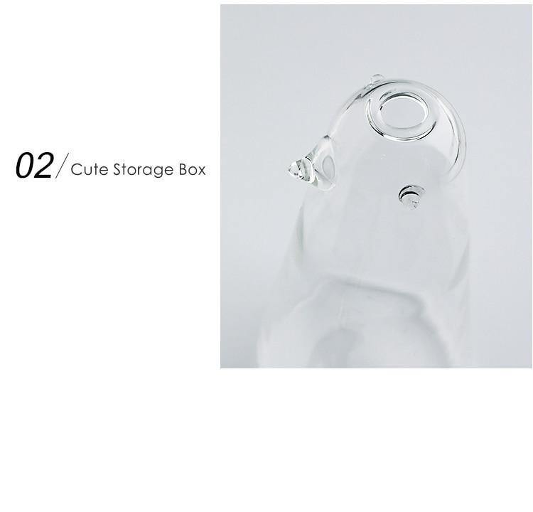 Lisslune | Elegant Stainless Steel Fruit Fork Jar