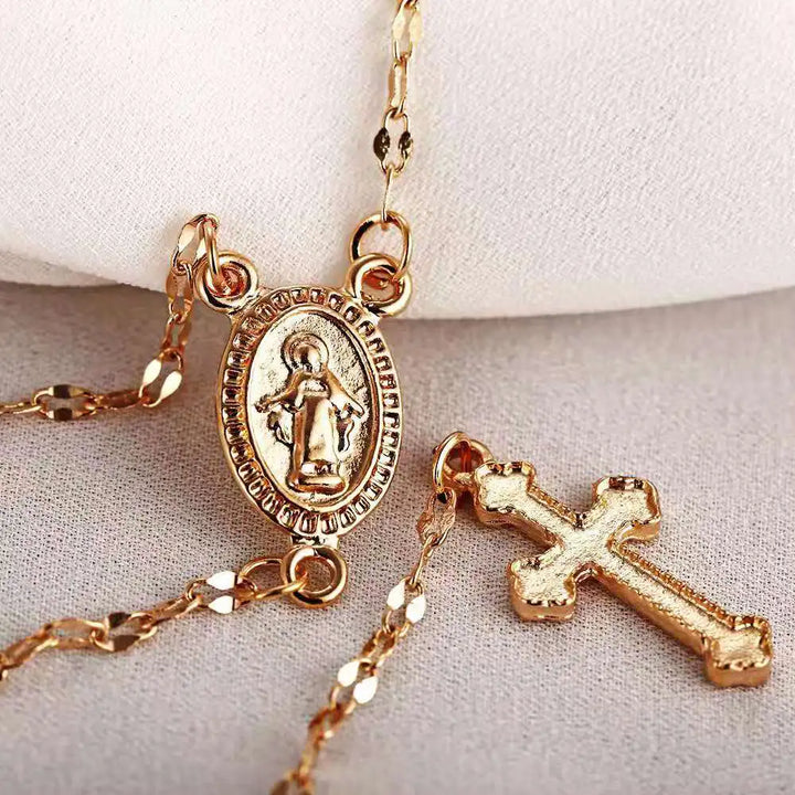 Lisslune | Spiritual Rosary Necklace – Stylish Faith Jewelry for Any Occasion