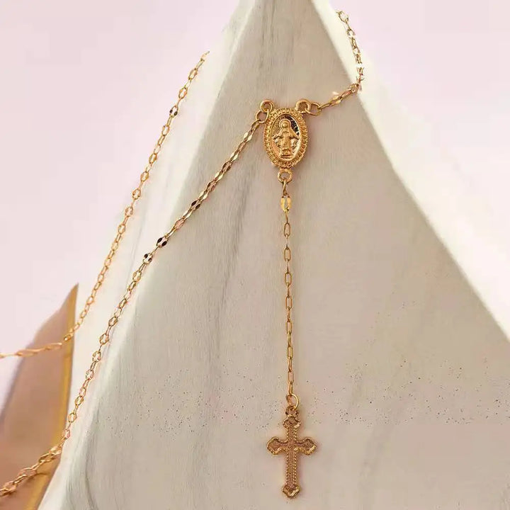 Lisslune | Spiritual Rosary Necklace – Stylish Faith Jewelry for Any Occasion