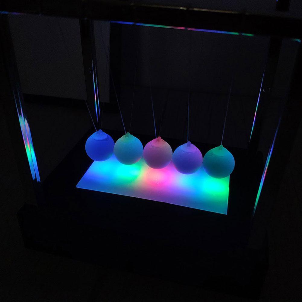 Lisslune | Newton's Pendulum LED Colorful Science Toy