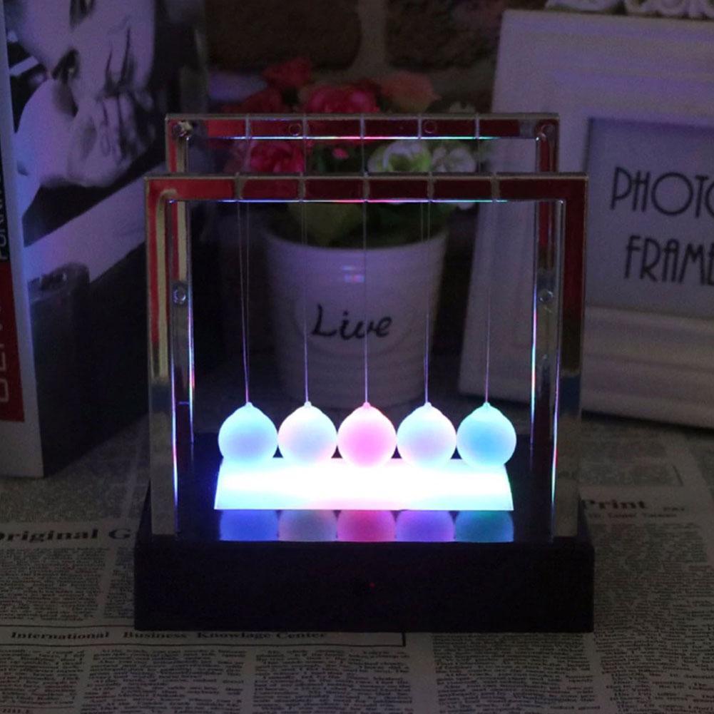 Lisslune | Newton's Pendulum LED Colorful Science Toy