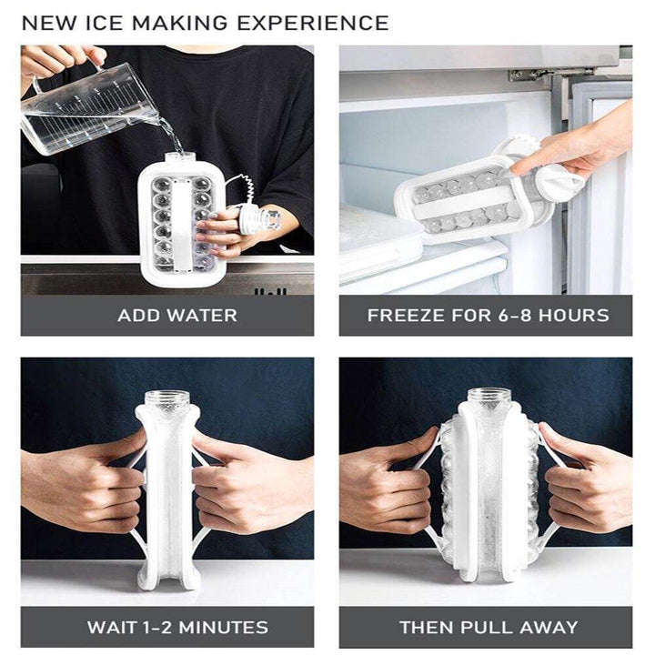 Lisslune | Portable Cooler with Lid and Ice Maker
