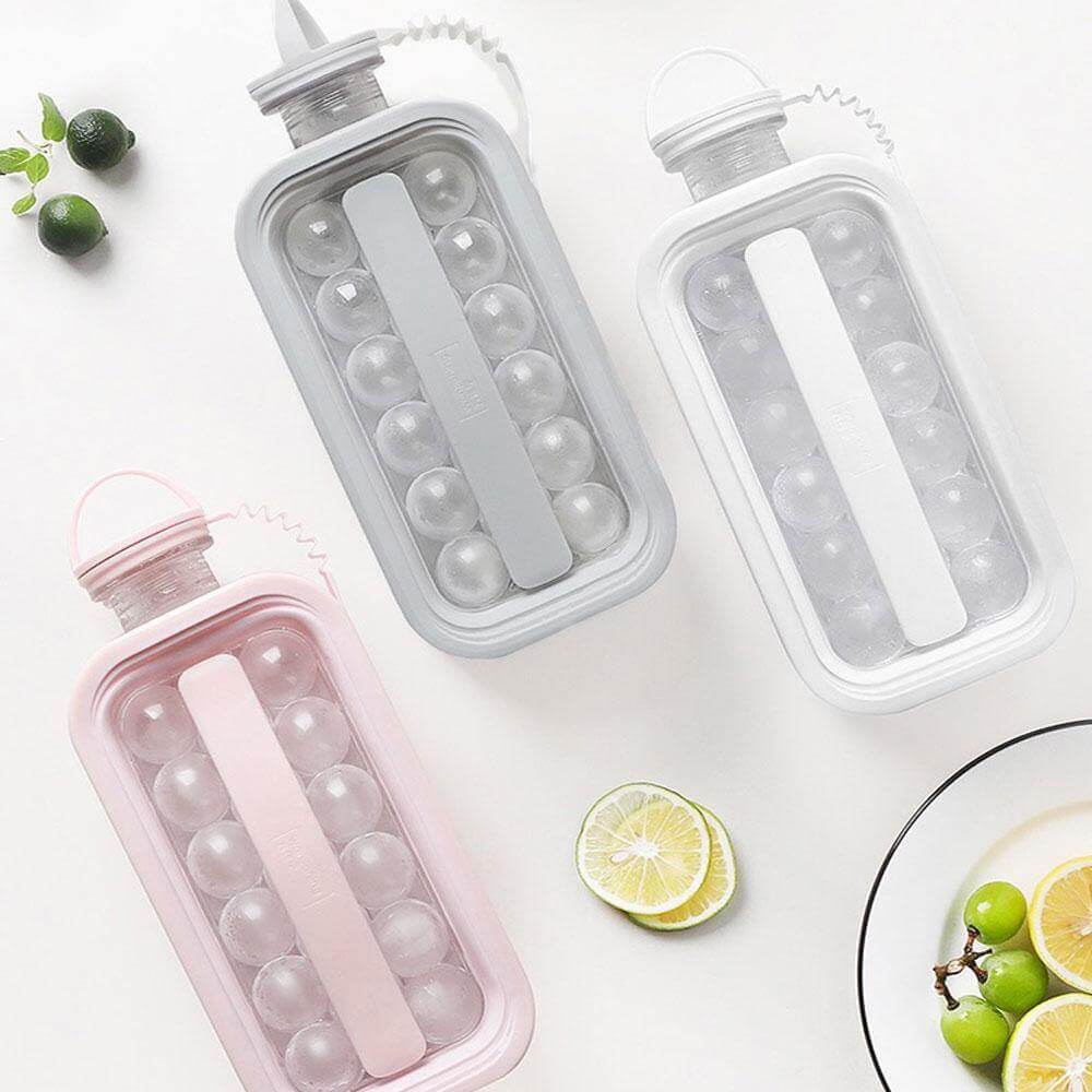 Lisslune | Portable Cooler with Lid and Ice Maker
