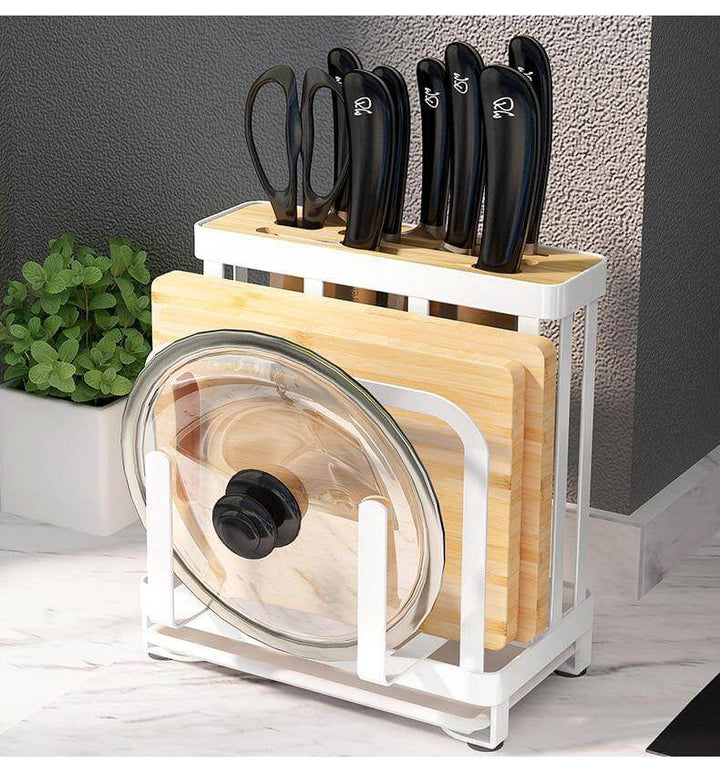 Lisslune | Stainless Steel Kitchen Utensils Organizer Drying Rack