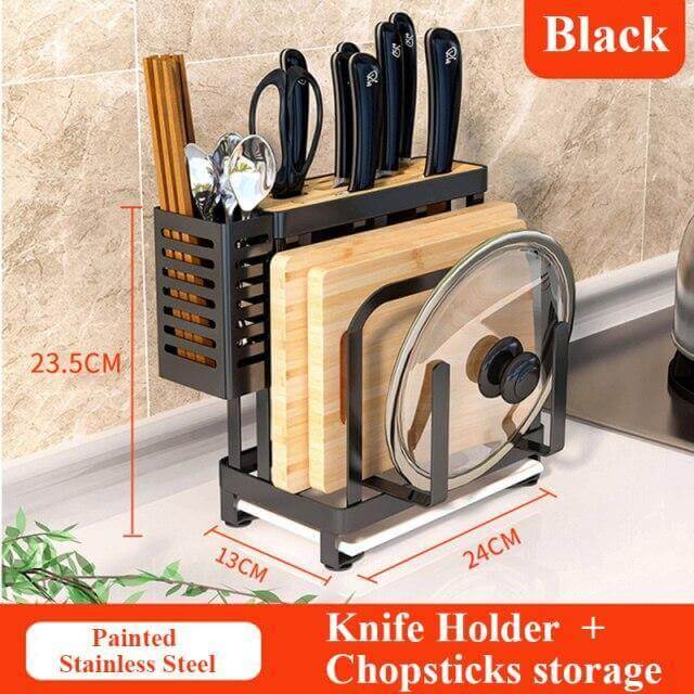 Lisslune | Stainless Steel Kitchen Utensils Organizer Drying Rack