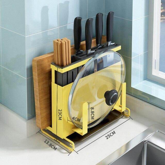 Lisslune | Stainless Steel Kitchen Utensils Organizer Drying Rack